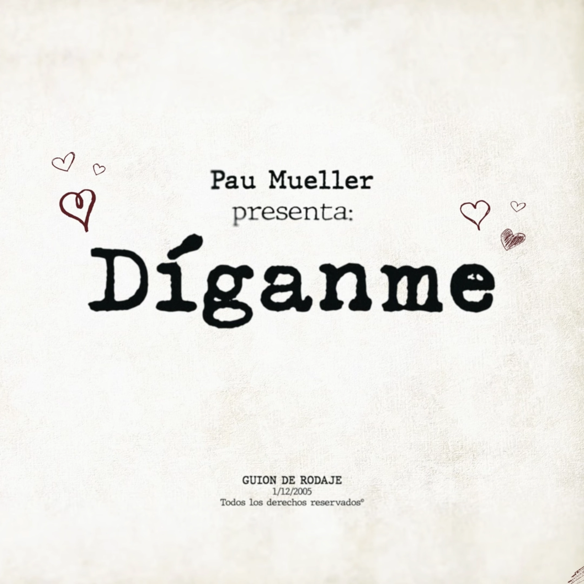 Díganme by Pau Mueller - Session Guitar by Tim Rault